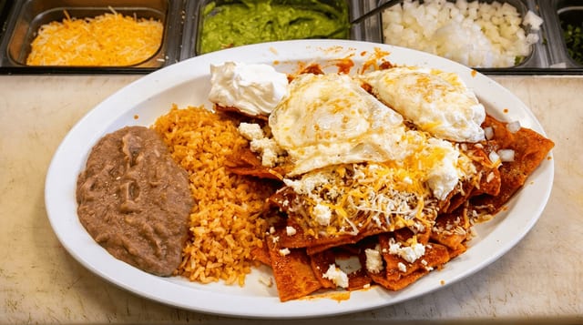 Red Chilaquiles.