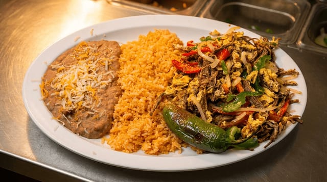 Machaca with Eggs.
